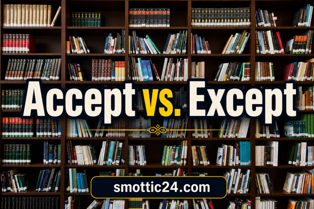 Accept vs. Except