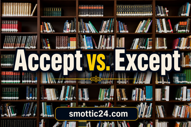 Accept vs. Except