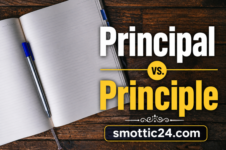 Principal vs Principle